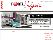 Tablet Screenshot of portalsalgueiro.com.br